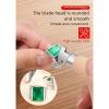 Comfortable Inlay Tool Wood and Stainless Steel Design for Jewelers Portable Bezels Setting Instrument Stainless Steel Bezels Pusher view 3