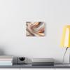 Abstract Metallic Swirl Matte Canvas view 3