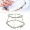 Yechiry Double Layer Embroidery Frame, Adjustable Stitch Hoop Stand, Tight Screw Nut Stand for Easy Mount Needlework Sewing Fabric Painting (Nordic Green) view 4