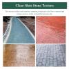 Concrete Texturing Skin, Concrete Texture Mat, Slate Pattern Forms For Concrete Ground, Stamped Cement Texture Printing Pad(Style 1) view 2