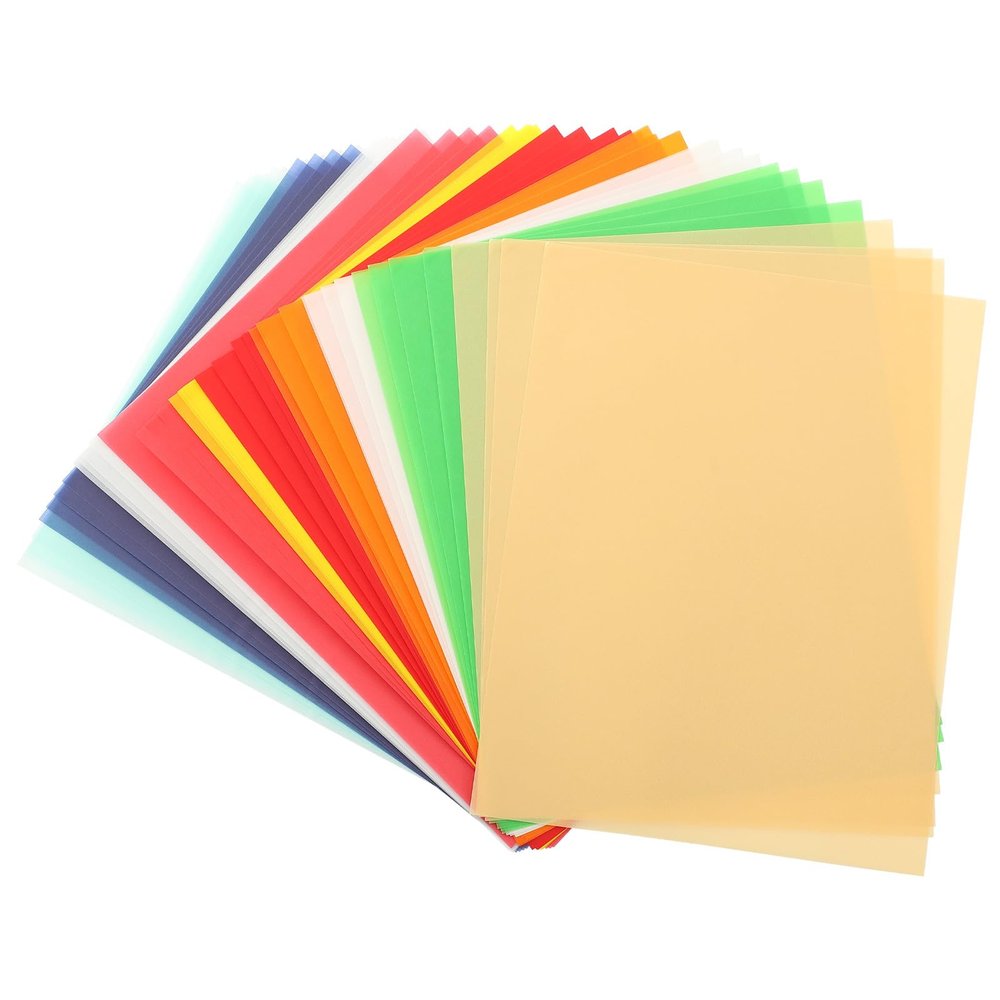 DIYEAH 40pcs Colorful Tracing Paper Set Translucent Copy Paper for DIY Art Crafts Engineering Drawing Sketching Sheets Random Color