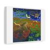 Colorful Landscape Wall Art Matte Canvas view 1