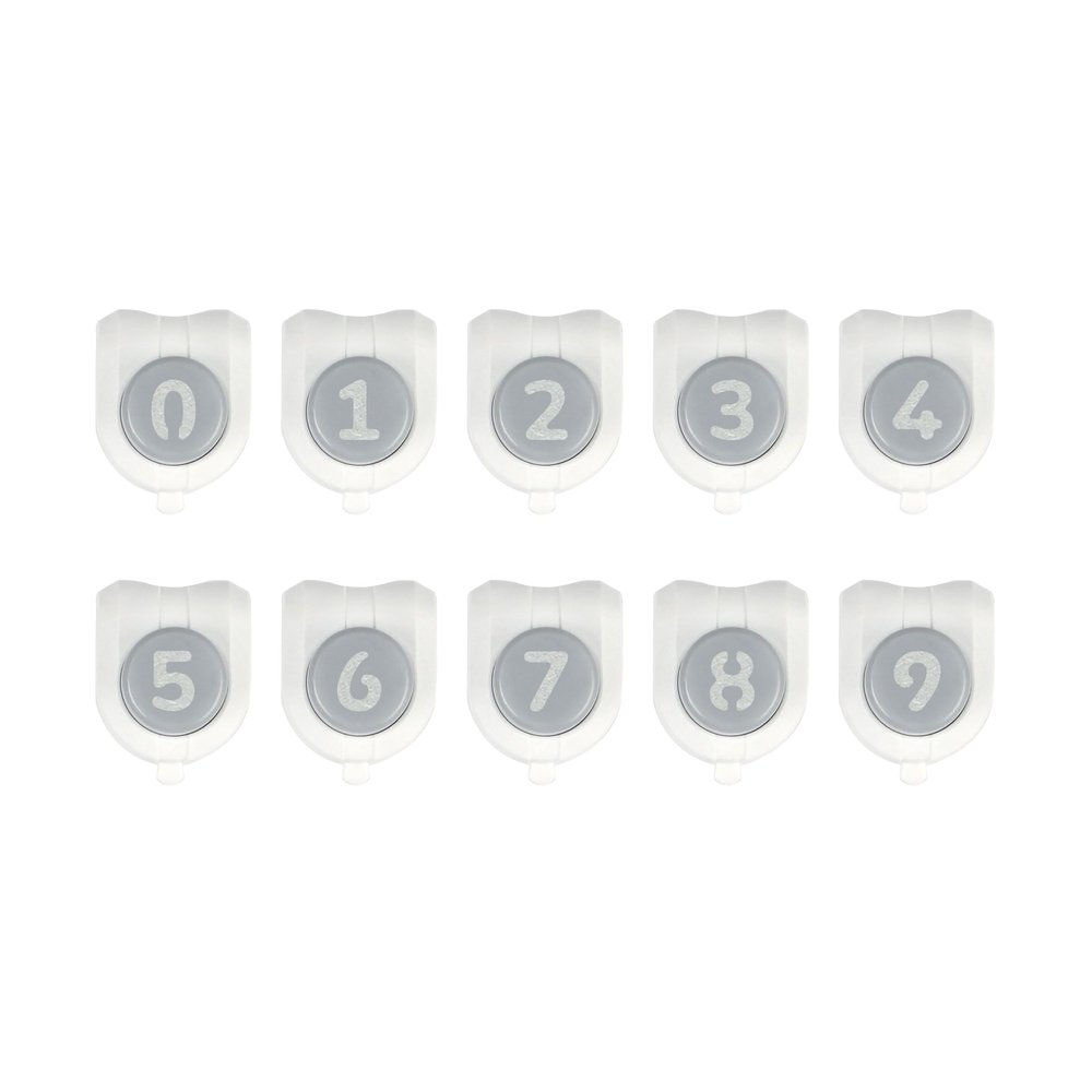 Recollections 10 Piece Number Punch Set, 6 Pack