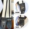 Couch RACER X GUITAR STRAP Made in USA Guitar Straps (WHITE & BLACK) view 2