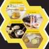 Beesworks Yellow Beeswax Pellets (1 lb) | 100% Pure, Cosmetic Grade, Triple-Filtered Beeswax for DIY Skin Care, Lip Balm, Lotion, and Candle Making view 3
