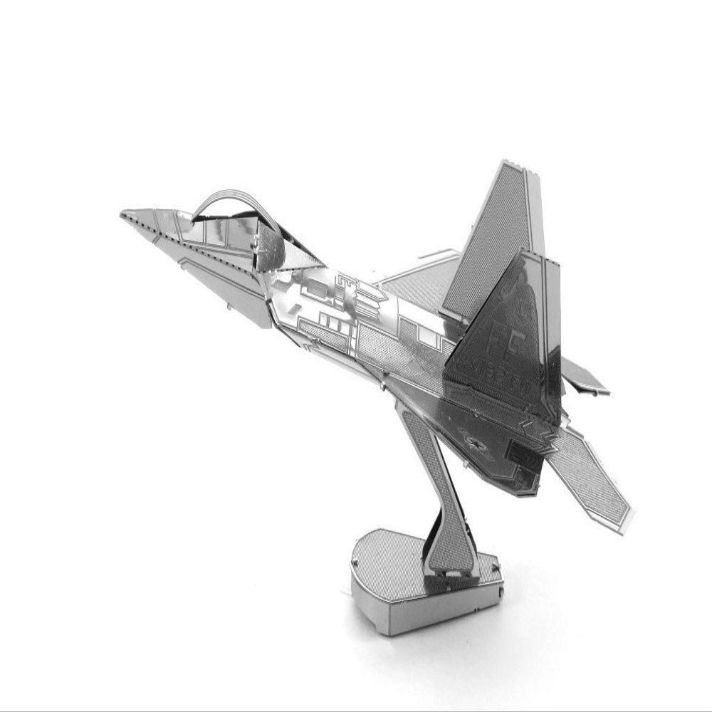 Metal Earth F-22 Raptor Airplane 3D Metal Model Kit Fascinations