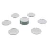 Super Z Outlet Mini Round 2" Inch Small Glass Mirror Circles for Arts & Crafts Projects, Traveling, Framing, Decoration (50 Pieces) view 2