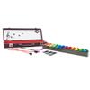 Basic Beat BB12B 12-Note Glockenspiel Kit - Colored Bells, Hard-Shell Case with Magnetic Staff Board, 12 Magnets, Extra F# & Bb Bars, and Dual Mallets Included view 1