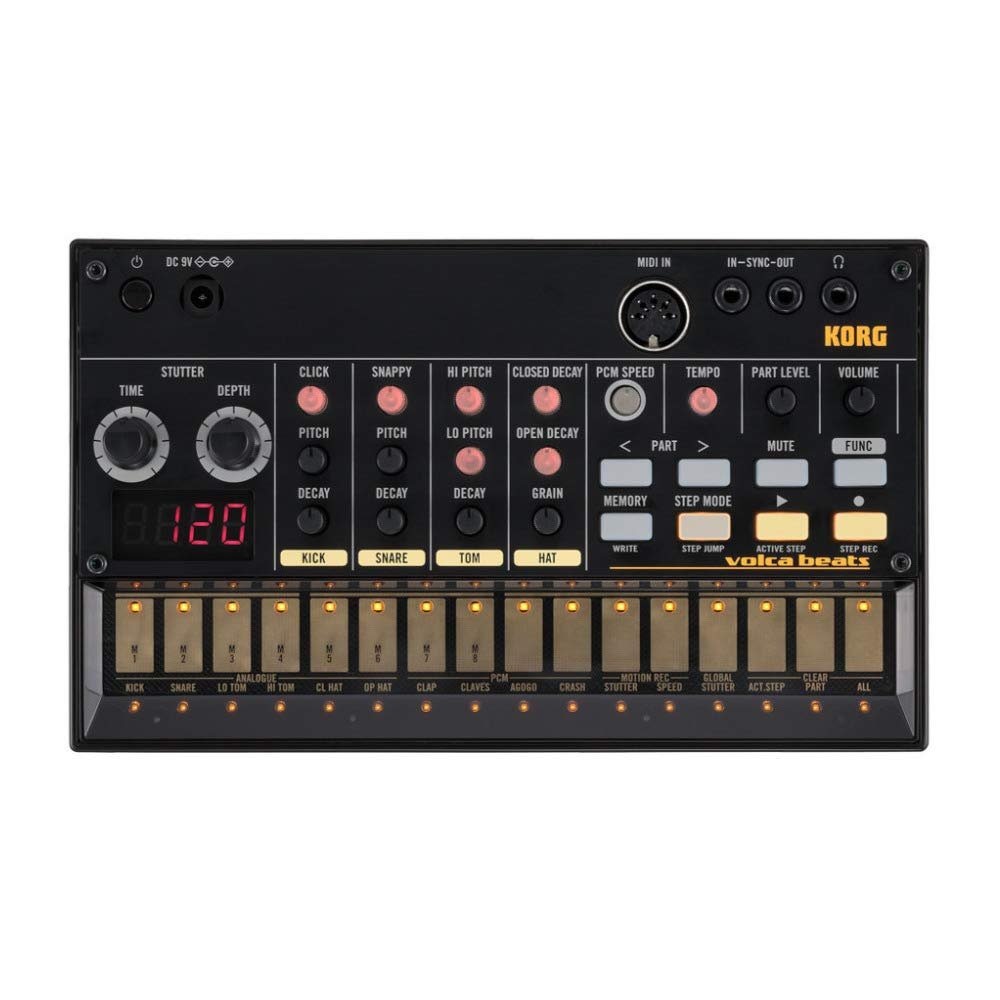 Korg Volca Beats Analog Rythem Machine w/Electribe-style 16-step Sequencer and Real Analog Sounds
