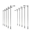 LQS10W 10pcs Model Railway Train Lamp Post Street Bright White Lights HO OO Scale LEDs New view 1