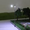 LQS10W 10pcs Model Railway Train Lamp Post Street Bright White Lights HO OO Scale LEDs New view 3