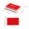 Lsushine 15 Colors Craft Ink Pad for Stamps - Stamp Ink Pads for Rubber Stamps & Kids Washable Finger Painting, DIY Color Stamping on Paper Wood Fabric Scrapbooking (Pack of 15) view 4