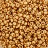 Miyuki Round Seed Beads, 11/0, Galvanized Dyed Yellow Gold, 8.5g Tube, Glass Beads for Loom Weaving, Embroidery, Stringing & Jewelry Making, Made in Japan view 1