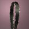 Black Satin Ribbon with Silver Border, 1/4" X 50Yd view 1