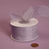 Silver Shimmer Sheer Organza Ribbon, 1-1/2" X 25Yd view 1