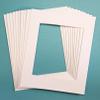 topseller100, Pack of 10 WHITE 11x14 Picture Mats Matting with White Core Bevel Cut for 8x10 Pictures view 1