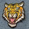 Tiger Patch Embroidered Iron-On Applique Roaring Bengal Striped Souvenir view 3