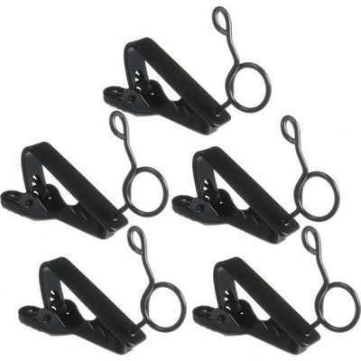 Auray Tie Clip for Pearstone OLM2, Senal OLM2, Sennheiser ME2 and Sony UWP-V Lavalier Mics (Pack of 5)