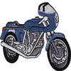 C&D Visionary Application Blue Cafe Racer Patch view 1
