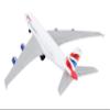 Daron Worldwide Trading RT6008 British Airways A380 Single Plane, White view 3