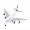 Daron Worldwide Trading RT6008 British Airways A380 Single Plane, White view 4