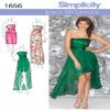 Simplicity 1690 Misses' Dress Skirt and Top Leanne Marshall Collection Sewing Pattern, Size P5 (12-14-16-18-20) view 1