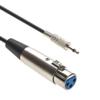 InstallerParts 6Ft XLR Female to 3.5mmm Mono Male Cable -Can Be Used with Microphone Cables, Audio Interfaces, PA Applications and More! view 1