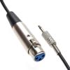 InstallerParts 6Ft XLR Female to 3.5mmm Mono Male Cable -Can Be Used with Microphone Cables, Audio Interfaces, PA Applications and More! view 3