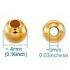 10 pcs 14K Gold Filled 4mm Round Seamless Ball Spacer Bead view 2