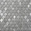 11PCS White Fish Scale Freshwater Shell Mosaic Tile Mother of Pearl Kitchen Backspalsh Bathroom Shower Wall Tiles TV Background Home Improvement Fan Pattern view 2