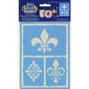 Gloss Enamels Stencils-Large Fleur De Lis view 1