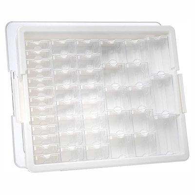 Darice Elizabeth Ward 45 Piece Assorted Portable Diamond Painting Storage and Bead Organizer with 42 Variable Sized Containers