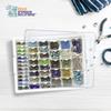 Darice Elizabeth Ward 45 Piece Assorted Portable Diamond Painting Storage and Bead Organizer with 42 Variable Sized Containers view 4