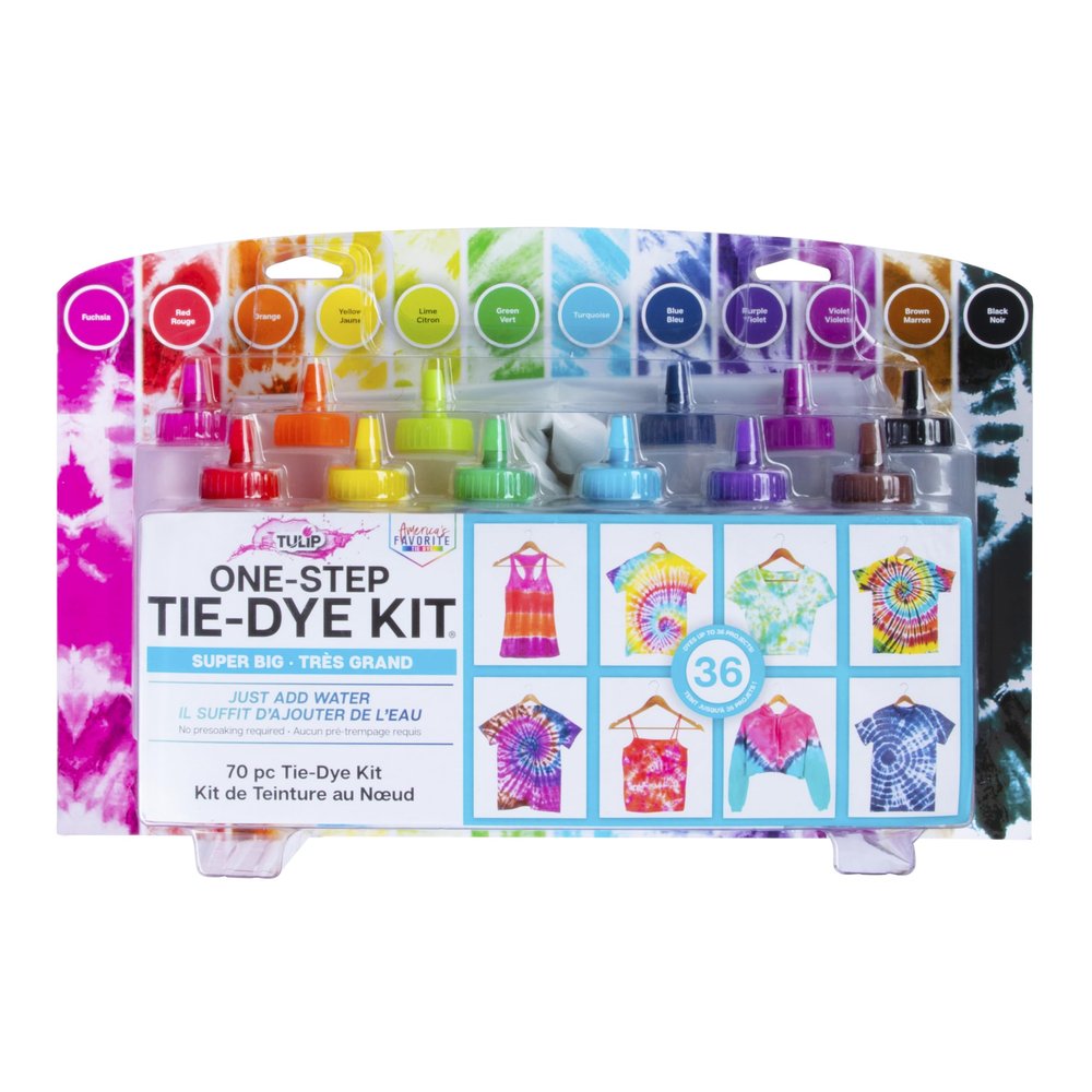 Tulip One Step Tie Dye Kit: Super Big 12 Colors