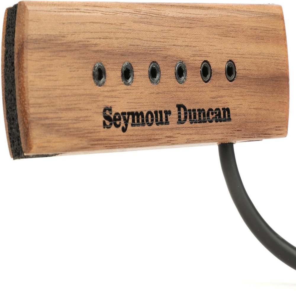 Seymour Duncan SA-3XL Adjustable Woody Acoustic Soundhole Pickup - Walnut Hum-Canceling