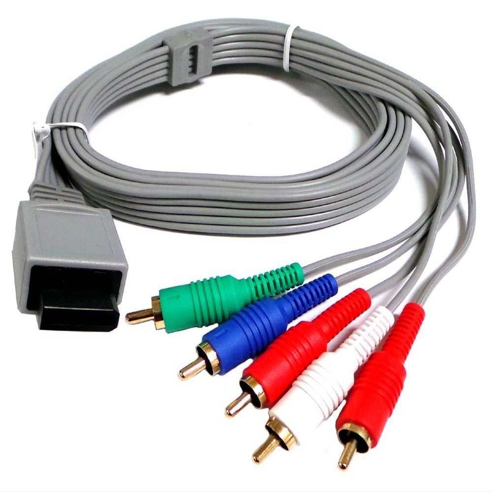 Importer520 Nintendo Wii / Nintendo Wii U Component HDTV AV High Definition AV Cable (Bulk Packaging)