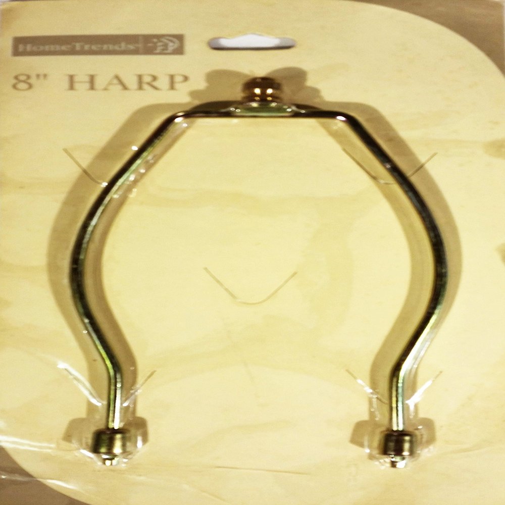 Replacement Harp, 8", Bright Brass
