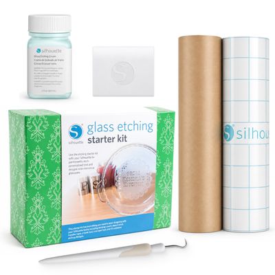 Silhouette Glass Etching Starter Kit
