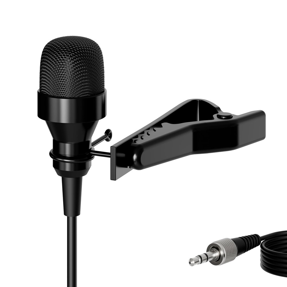 J K Pro Condenser Lavalier Lapel Microphone MIC-J 017 Compatible with Sennheiser Wireless Transmitter - Noise Cancelling Mic