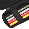 Mudder Hard Shell Slim Pencil Case Small Pen Bag Stylus Case Holder EVA Waterproof Pocket Protectors Organizer for Fountain Pen Headphones Traveller Adults(Black) view 3