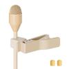 J K Pro Beige Lavalier Lapel Condenser Microphone MIC-J 050 Compatible with Sennheiser Wireless Transmitter view 3