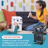 Singing Machine Karaoke Machine for Kids and Adults with Wired Microphone - Built-In Speaker with LED Disco Lights - Wireless Bluetooth, CD+G & USB Connectivity - Black [Amazon Exclusive] view 2