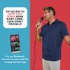 Singing Machine Karaoke Machine for Kids and Adults with Wired Microphone - Built-In Speaker with LED Disco Lights - Wireless Bluetooth, CD+G & USB Connectivity - Black [Amazon Exclusive] view 4