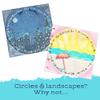 Gel Press Gel Printing Plate 6" Circle 10806-6, Multi-Colour view 3