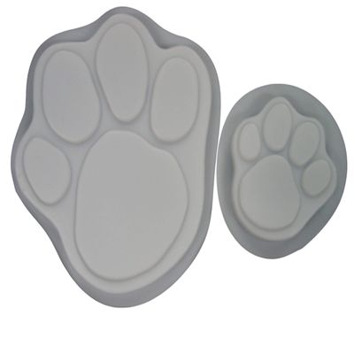 Dog Cat Paw Print 13 and 7 in Plastic Craft Mold Set use with Concrete or Cement for Making Stepping Stones 1009