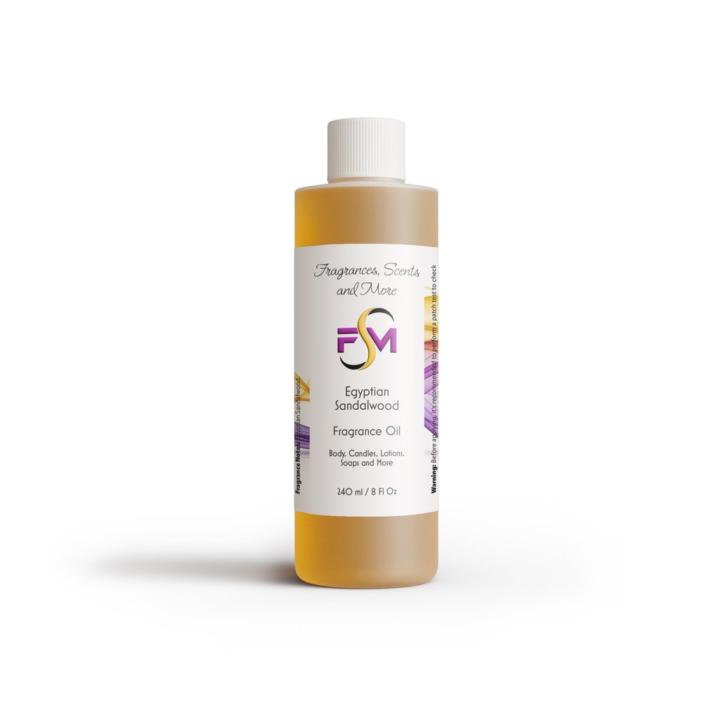 Egyptian Sandalwood Perfume/Body Oil - 8 Fl Oz Plastic Bottle (240ml)