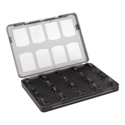 OSTENT 20 in 1 Game Memory Card Holder Case Storage Box for Sony PS Vita PSV 1000/2000 Color Black