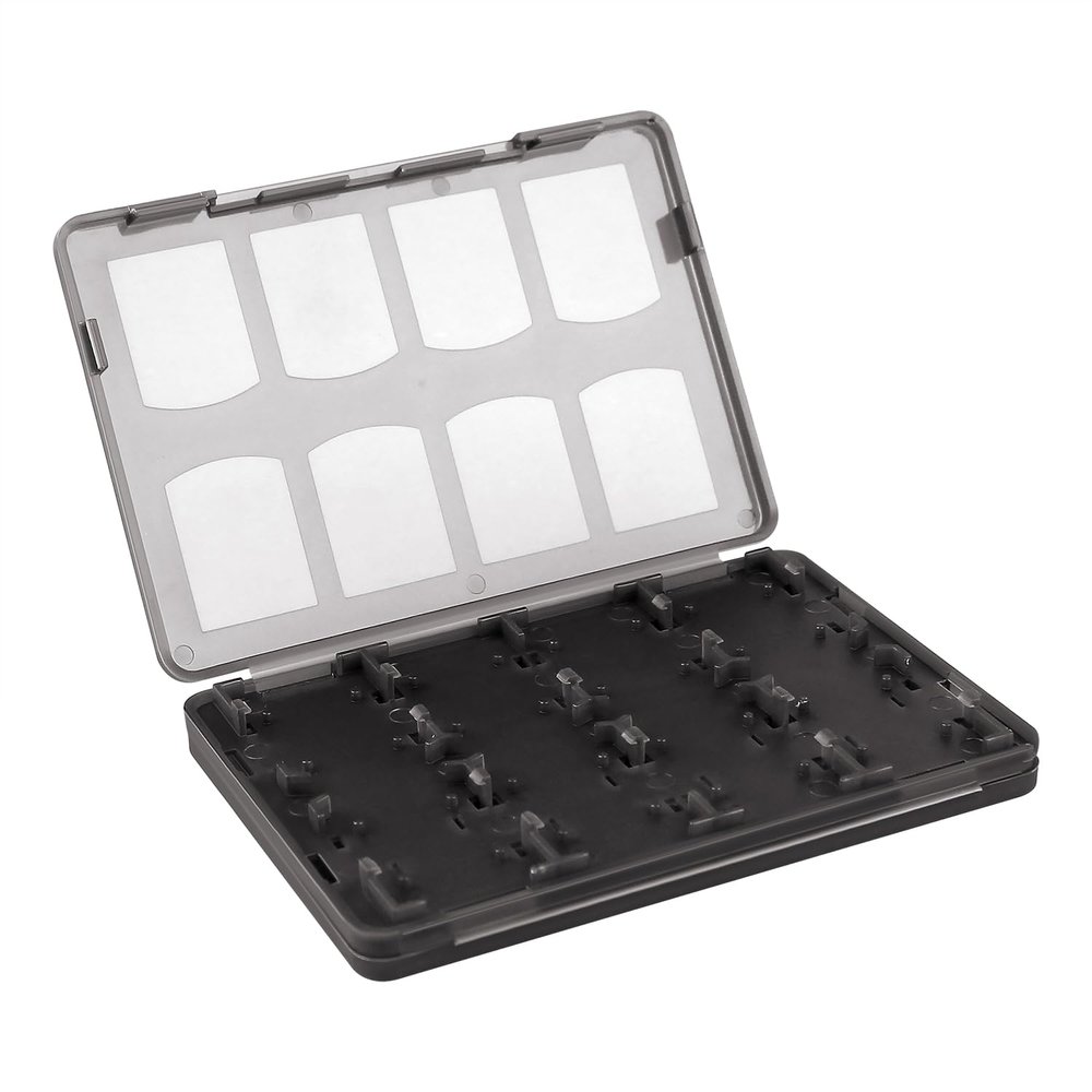 OSTENT 20 in 1 Game Memory Card Holder Case Storage Box for Sony PS Vita PSV 1000/2000 Color Black