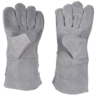 13" Heat Resistant Safety Protective Melting Furnace Gloves Refining Casting Gold Silver Copper Aluminum Jewelry Heat Fire Resistant Mitts Oven Grill Fireplace Furnace Stove Pot Wood Burner BBQ glove