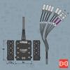 Hosa SH-6X2-30 Pro-Conex Little Bro' Sub Snake, Hosa 6 x XLR Sends and 2 x 1/4 Inch TRS Returns, 30 Feet view 4